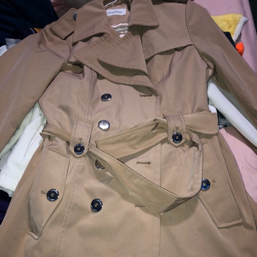 Calvin Klein Trench Coat. Super cute!